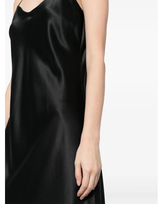 Polo Ralph Lauren Black Silk Dress