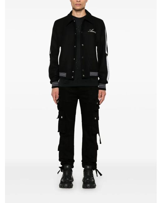 Amiri Black Tailored And Wool Blend Jacket for men