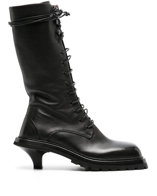 Marsèll Black 65Mm Trillo Lace-Up Boots