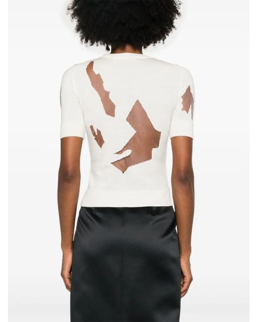 Viktor & Rolf White Knitted Top