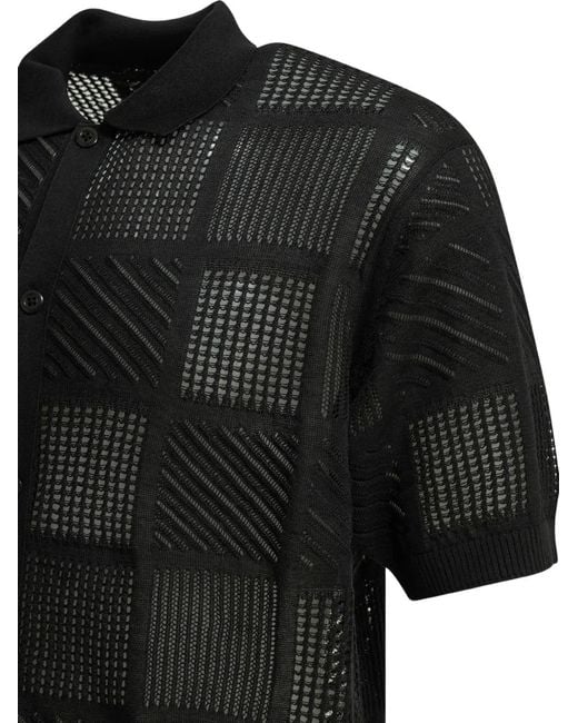 Polo À Design Patchwork Beams Plus pour homme en coloris Black