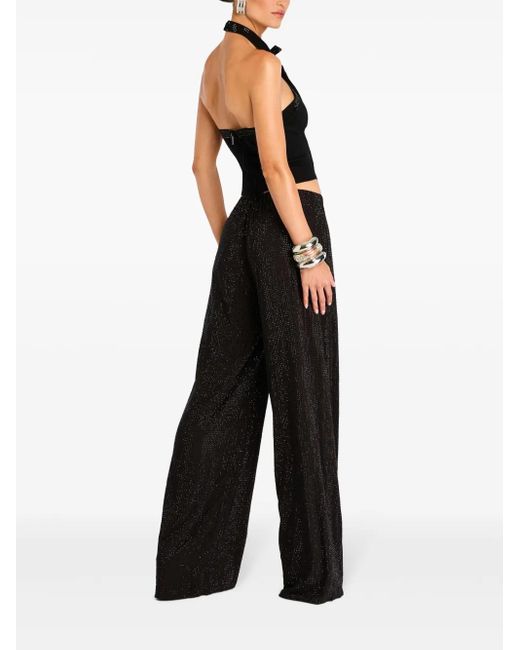 retroféte Black Hasna Hotfix Trousers