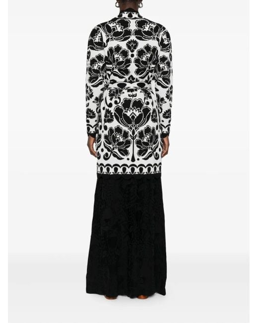 Farm Rio White Arabesque Mini Dress