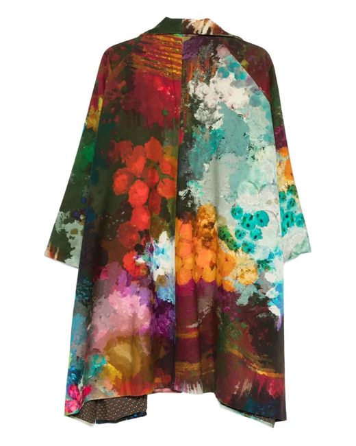 Yavi Red Printed Coat
