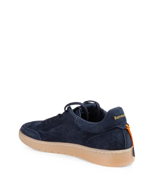Barracuda Blue Guga Suede Sneakers for men