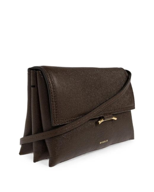 Borsa Mini Ida Trio di Wandler in Brown