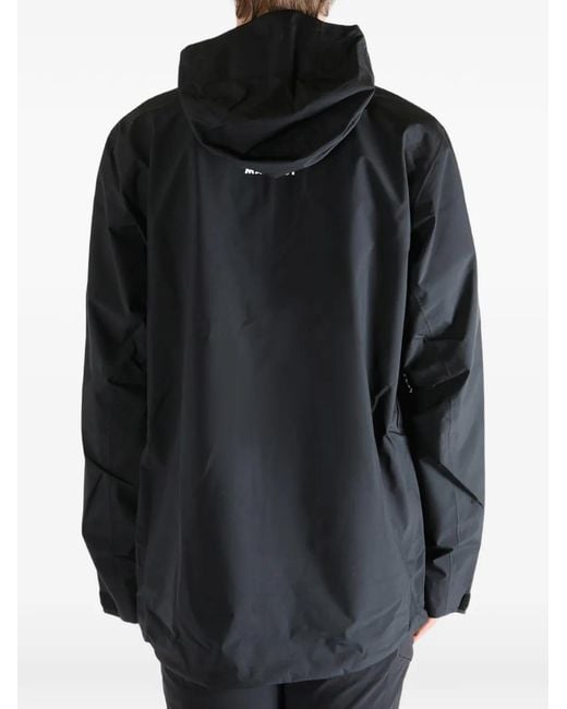 Mammut Black Logo-Print Hooded Jacket