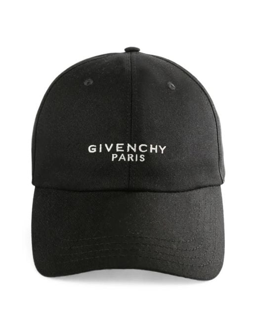 Givenchy Black Logo-Embroidered Baseball Cap for men