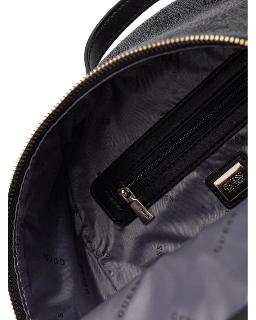 Guess Blue Follie Logo Pattern Backpack