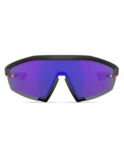 Prada Linea Rossa Blue Ps 03Zs Pilot-Frame Sunglasses for men