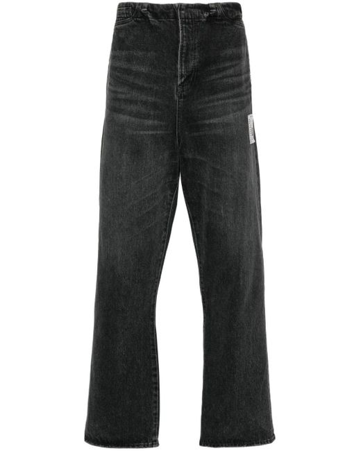 Maison Mihara Yasuhiro Straight Jeans in het Gray voor heren