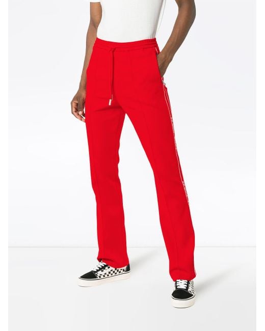 Buy Off-White Face-print Track Pants - Grey At 25% Off | Editorialist