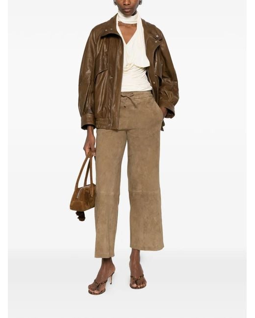 Arma White Drawstring Trousers