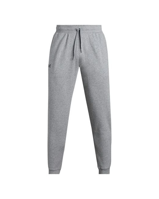 Under Armour Gray Drawstring Fleece Track Pants for men