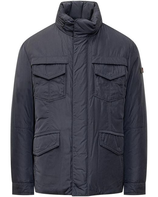 Peuterey Blue Veste Urban Field for men