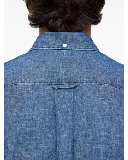 Camisa Con Botones Closed de hombre de color Blue