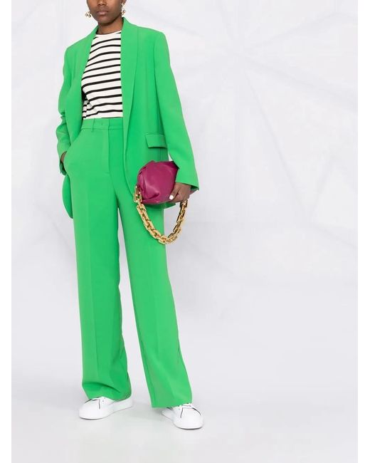 Blanca Vita Green Pareskia Tailored Trousers
