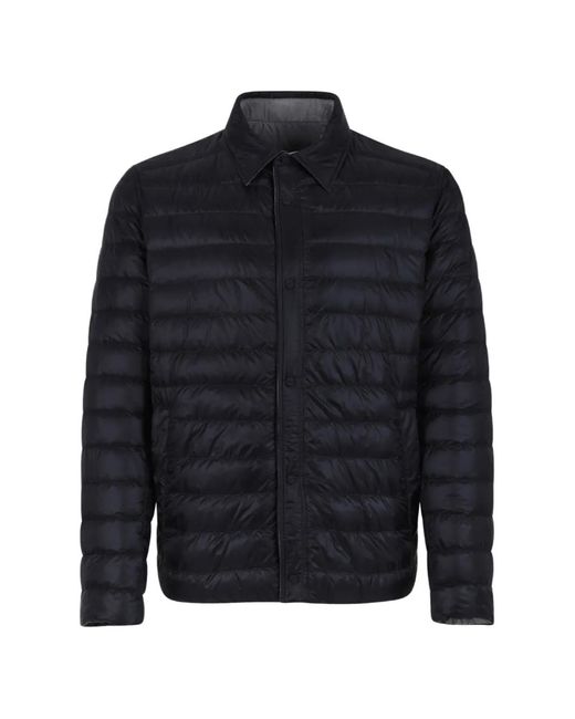 Herno Blue Quilted Jacket for men