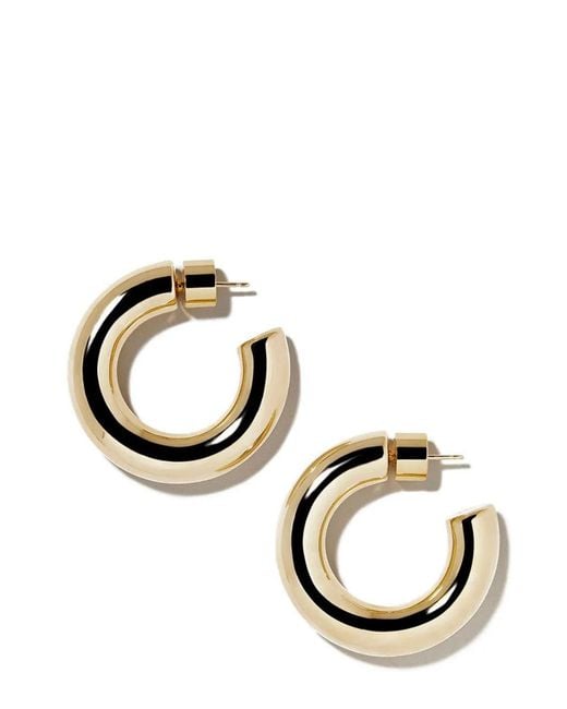 Jennifer Fisher Metallic Jamma Huggie Hoop Earrings