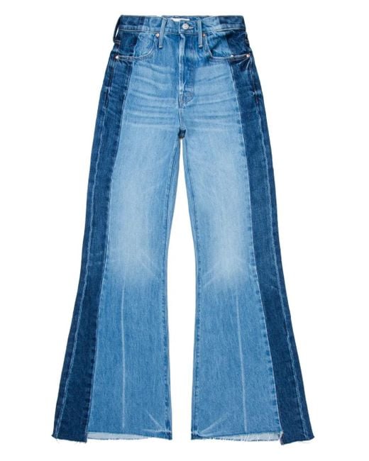 Mother Blue The Tux Sidestepper Jeans