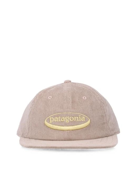 Patagonia Gray Corduroy Embroidered-Logo Cap for men