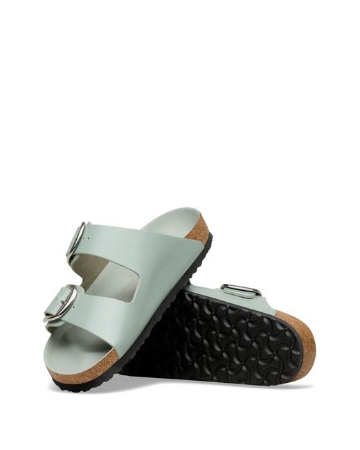 Birkenstock Green Sandales Arizona En Cuir