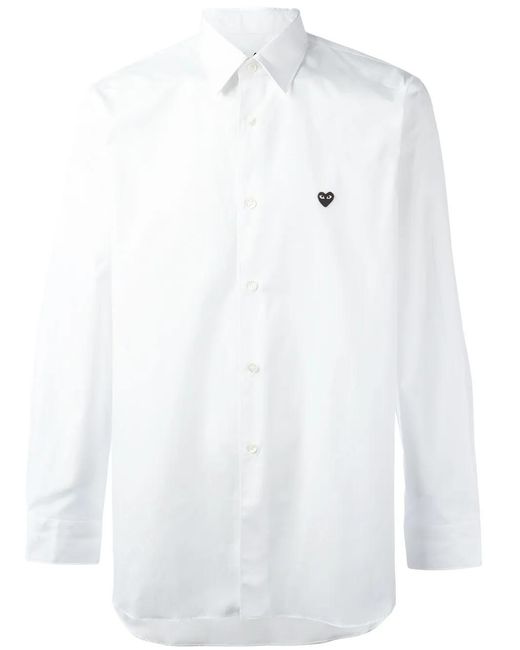 COMME DES GARÇONS PLAY White Mini Heart Shirt for men