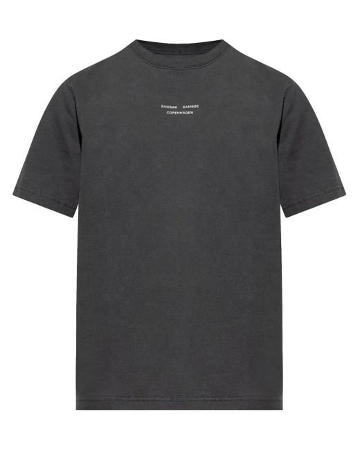 メンズ Samsøe & Samsøe Samarcus Tシャツ Black