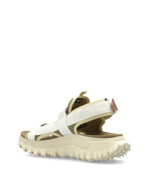 Moncler White Sandales Trailgrip Vela
