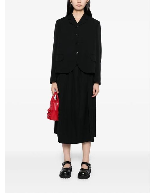 Comme des Garçons Black Wool Blazer