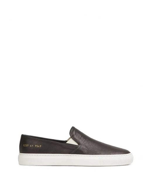 Common Projects White Slip-On Leather Sneakers for men