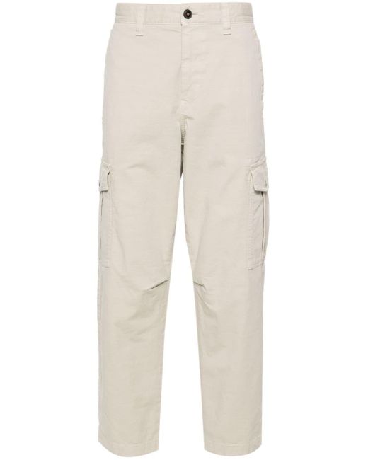 Boss Natural Mid-rise Cargo Trousers for men