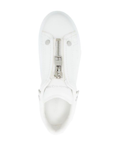 Zapatillas oversize con cremallera Alexander McQueen de color White