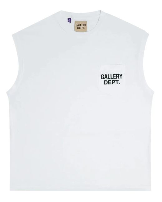 GALLERY DEPT. White Augi Tank Top for men