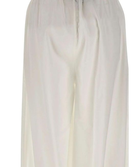 THE GARMENT White Pantalon Bazaar À Lien De Resserrage