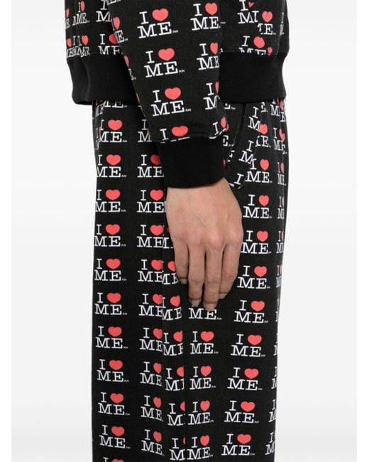 Ashley Williams I Heart Me Sweatpants in Black | Lyst