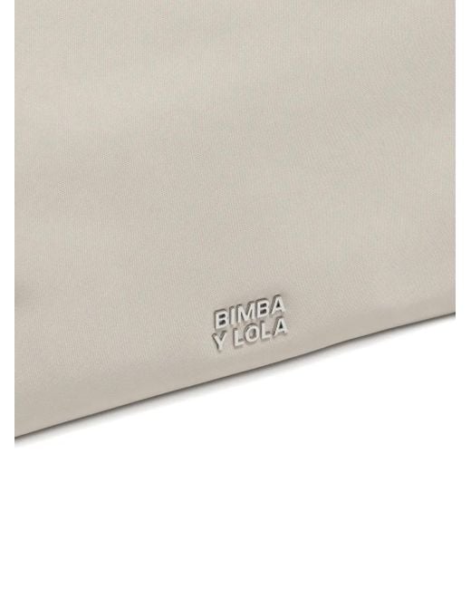 Bimba Y Lola ロゴ ショルダーバッグ White
