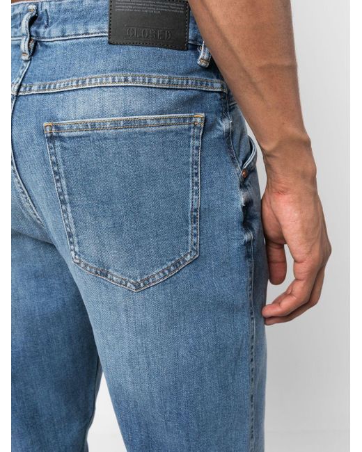 Closed Jeans Met Toelopende Pijpen in het Blauw voor heren | Lyst NL