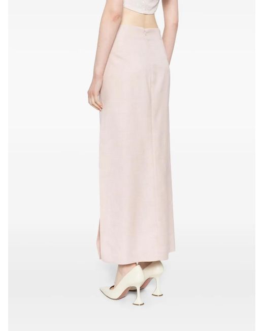 Philosophy Di Lorenzo Serafini Pink Canvas Skirt