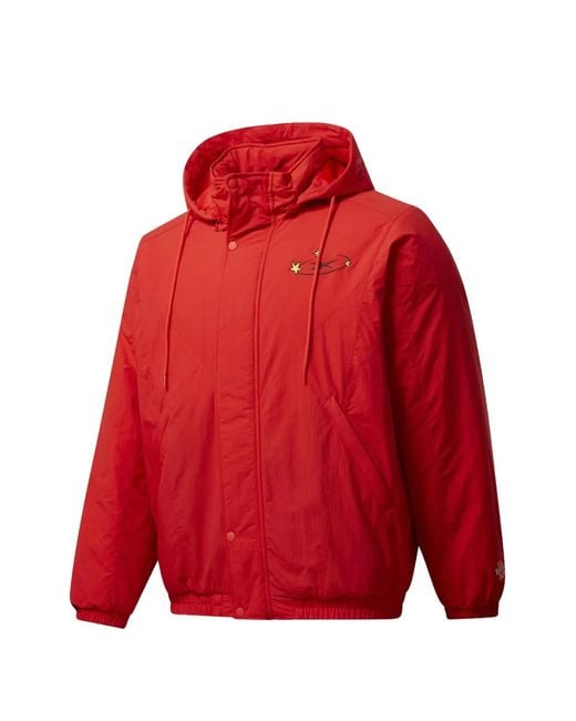 Reebok Red Tom & Jerry Woven Lightweight Jacket for men