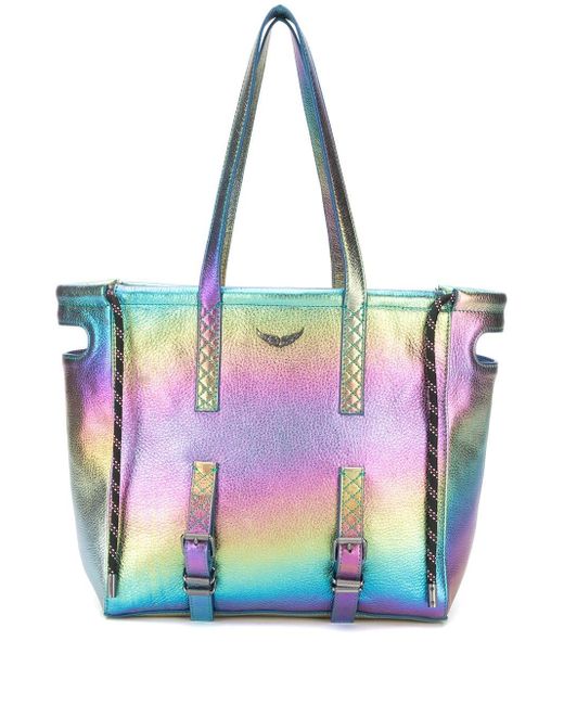 Sac cabas Bianca Rainbow Zadig & Voltaire en coloris Blue