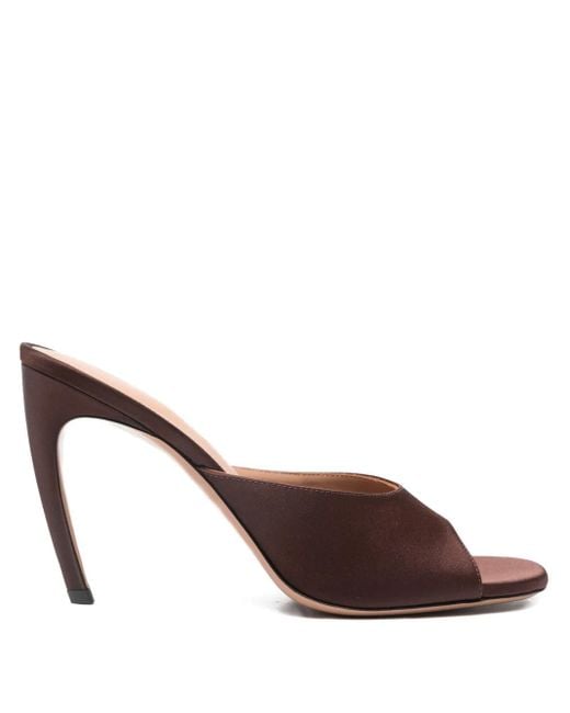 The Attico Brown 95Mm Betta Sandals
