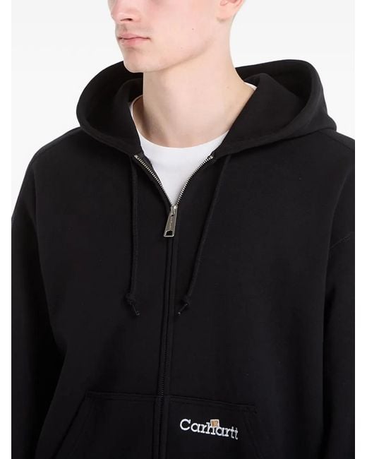 Carhartt Black Hooded Zip Jacket
