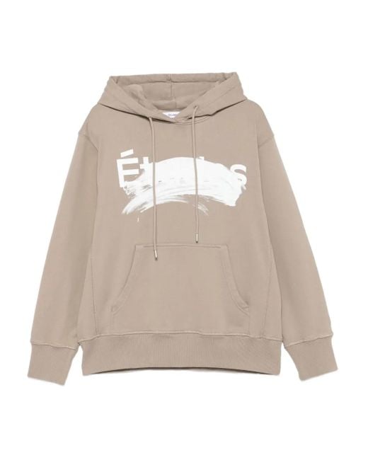 Etudes Studio White Paint-Splatter Hoodie for men