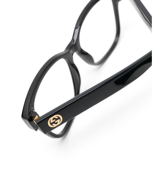 Gucci Black Square-Frame Optical Glasses