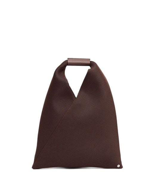 MM6 by Maison Margiela Brown Small Japanese Tote Bag