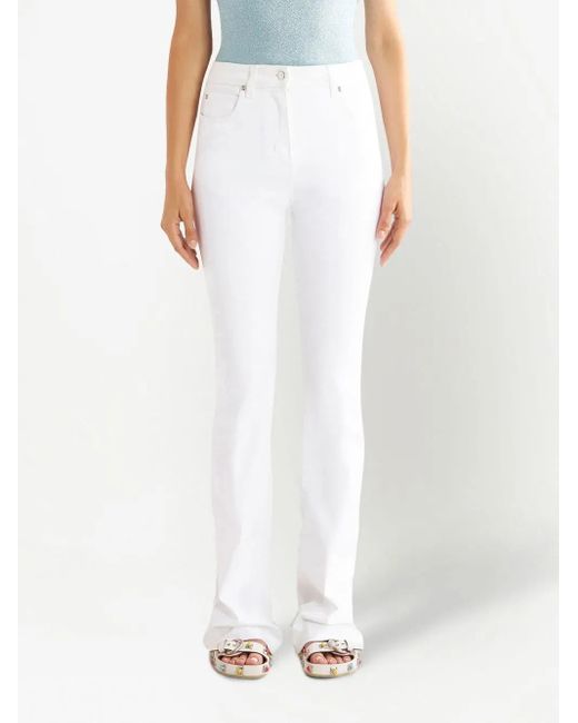 Etro White Flare Jeans