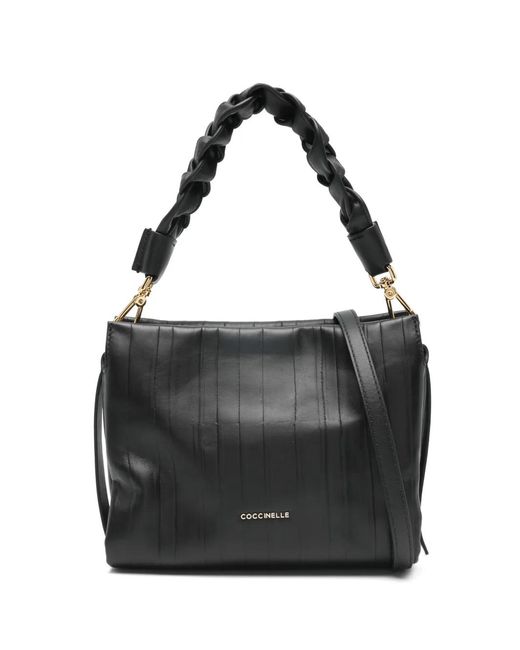 Coccinelle Black Boheme Tote Bag