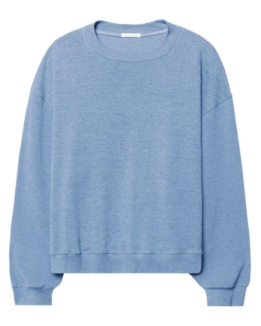 John Elliott Blue Vintage Melange Cotton Sweatshirt for men