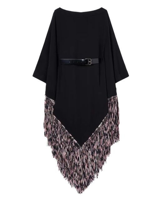 Tunique À Franges Emilio Pucci en coloris Black